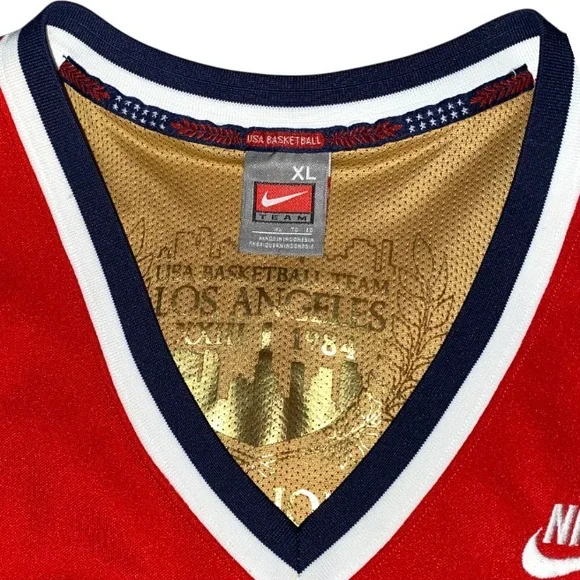 Vintage Nike Jordan 1984 Olympic USA Legends Jersey XL (E)